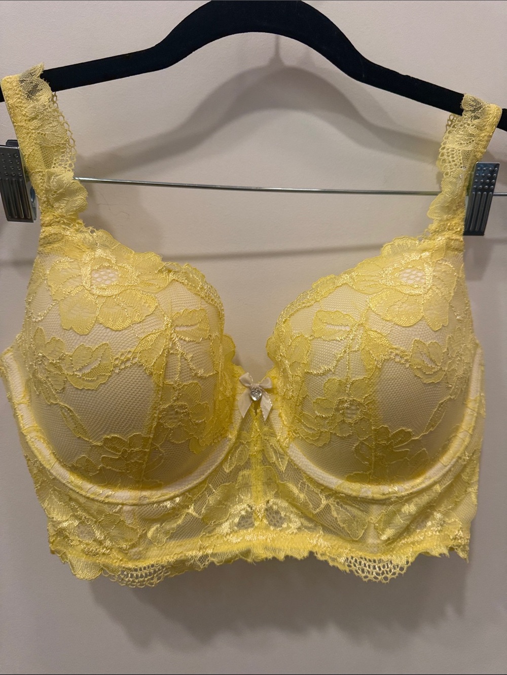 Yellow Lace Underwire Bra - Women Intimates & Sleepwear